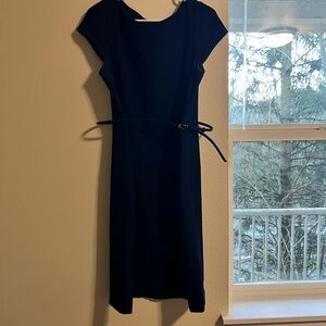 MM Lafleur Midnight Blue Midi Dress